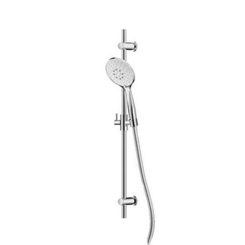 HotBath HotBath Mate glijstangset 75cm compleet met 3 standen ronde handdouche Chroom