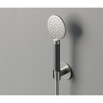 HotBath HotBath Cobber M444 ronde handdouche met wandsteun en doucheslang 150cm koper Geborsteld PVD