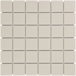 The mosaic factory The Mosaic Factory Barcelona mozaïektegel 4.8x4.8x0.6cm wandtegel voor binnen en buiten vierkant Keramiek Créme The Mosaic Factory Barcelona mozaïektegel 4.8x4.8x0.6cm wandtegel voor binnen en buiten vierkant Keramiek Créme
