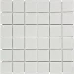The Mosaic Factory Barcelona mozaïektegel 4.8x4.8x0.6cm voor wand en vloer voor binnen en buiten vierkant Keramiek Mat Wit The mosaic factory The Mosaic Factory Barcelona mozaïektegel 4.8x4.8x0.6cm voor wand en vloer voor binnen en buiten vierkant Keramiek Mat Wit