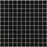 The Mosaic Factory Barcelona mozaïektegel 2.3x2.3x0.6cm wand en vloertegel voor binnen en buiten vierkant porselein zwart mat The mosaic factory The Mosaic Factory Barcelona mozaïektegel 2.3x2.3x0.6cm wand en vloertegel voor binnen en buiten vierkant porselein zwart mat