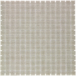 The mosaic factory The Mosaic Factory Amsterdam mozaïektegel 2x2x0.4cm voor wand en vloer voor binnen en buiten vierkant Glas Licht Grijs The Mosaic Factory Amsterdam mozaïektegel 2x2x0.4cm voor wand en vloer voor binnen en buiten vierkant Glas Licht Grijs