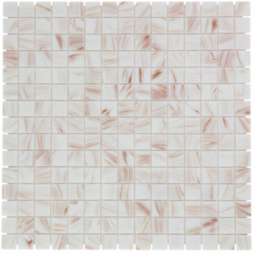 The Mosaic Factory Amsterdam mozaïektegel 2x2x0.4cm voor wand en vloer voor binnen en buiten vierkant Glas Créme The mosaic factory The Mosaic Factory Amsterdam mozaïektegel 2x2x0.4cm voor wand en vloer voor binnen en buiten vierkant Glas Créme