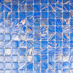 The Mosaic Factory Amsterdam mozaïektegel 2x2x0.4cm voor wand en vloer voor binnen en buiten vierkant Glas Midden Blauw The mosaic factory The Mosaic Factory Amsterdam mozaïektegel 2x2x0.4cm voor wand en vloer voor binnen en buiten vierkant Glas Midden Blauw