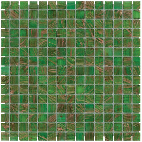 The Mosaic Factory Amsterdam mozaïektegel 2x2x0.4cm voor wand en vloer voor binnen en buiten vierkant Glas Groen The mosaic factory The Mosaic Factory Amsterdam mozaïektegel 2x2x0.4cm voor wand en vloer voor binnen en buiten vierkant Glas Groen