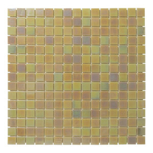 The Mosaic Factory Amsterdam mozaïektegel 2x2x0.4cm voor wand en vloer voor binnen en buiten vierkant Glas Licht Créme