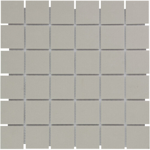 The Mosaic Factory London mozaïektegel 4.8x4.8x0.6cm voor vloer voor binnen en buiten vierkant Keramiek Grijs The mosaic factory The Mosaic Factory London mozaïektegel 4.8x4.8x0.6cm voor vloer voor binnen en buiten vierkant Keramiek Grijs