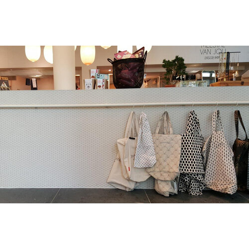 The Mosaic Factory London mozaïektegel 2.3x2.6x0.5cm voor vloer voor binnen en buiten Zeshoek Keramiek Super Wit The mosaic factory The Mosaic Factory London mozaïektegel 2.3x2.6x0.5cm voor vloer voor binnen en buiten Zeshoek Keramiek Super Wit