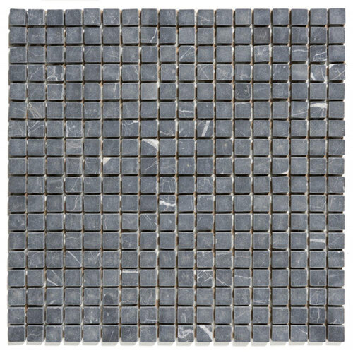 The Mosaic Factory Natural Stone mozaïektegel 1.5x1.5x0.6cm voor wand en vloer voor binnen en buiten marmer Nero Anticato The mosaic factory The Mosaic Factory Natural Stone mozaïektegel 1.5x1.5x0.6cm voor wand en vloer voor binnen en buiten marmer Nero Anticato