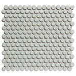 The Mosaic Factory Venice Pennyround mozaïektegel 1.9x0.5cm wandtegel voor binnen en buiten Rond Keramiek Licht Grijs met rand The mosaic factory The Mosaic Factory Venice Pennyround mozaïektegel 1.9x0.5cm wandtegel voor binnen en buiten Rond Keramiek Licht Grijs met rand