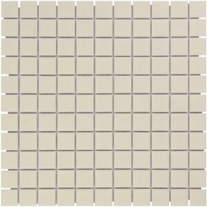 The Mosaic Factory Barcelona Vierkant Porselein Creme 2.3x2.3cm