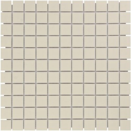 The mosaic factory The Mosaic Factory Barcelona Vierkant Porselein Creme 2.3x2.3cm