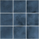 The Mosaic Factory Kasba Vierkant Porselein Indigo 9.7x9.7cm The mosaic factory The Mosaic Factory Kasba Vierkant Porselein Indigo 9.7x9.7cm