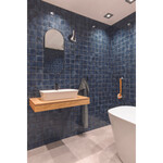 The Mosaic Factory Kasba Vierkant Porselein Indigo 9.7x9.7cm The mosaic factory The Mosaic Factory Kasba Vierkant Porselein Indigo 9.7x9.7cm