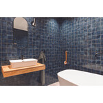 The Mosaic Factory Kasba Vierkant Porselein Indigo 9.7x9.7cm The mosaic factory The Mosaic Factory Kasba Vierkant Porselein Indigo 9.7x9.7cm