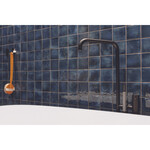 The Mosaic Factory Kasba Vierkant Porselein Indigo 9.7x9.7cm The mosaic factory The Mosaic Factory Kasba Vierkant Porselein Indigo 9.7x9.7cm