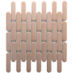 The Mosaic Factory Sevilla Ovaal KitKat Porselein Roze 2.3x9.8cm The mosaic factory The Mosaic Factory Sevilla Ovaal KitKat Porselein Roze 2.3x9.8cm