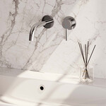 Brauer Chrome Carving inbouw wastafelmengkraan | Chroom | Gebogen uitloop | Rozetten | Rechts Brauer Brauer Chrome Carving inbouw wastafelmengkraan | Chroom | Gebogen uitloop | Rozetten | Rechts