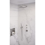 Brauer Chrome Edition Regendoucheset inbouw | Chroom | Staafhanddouche | 30 cm | Rechte wandarm | Nee Brauer Brauer Chrome Edition Regendoucheset inbouw | Chroom | Staafhanddouche | 30 cm | Rechte wandarm | Nee