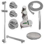 Brauer Chrome Edition Regendoucheset inbouw | Chroom | Staafhanddouche | 20 cm | Rechte wandarm | Ja Brauer Brauer Chrome Edition Regendoucheset inbouw | Chroom | Staafhanddouche | 20 cm | Rechte wandarm | Ja