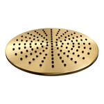 Brauer Brauer Gold Edition Regendoucheset opbouw - hoofddouche 30cm - glijstang - handdouche staaf 1 stand - gladde knoppen - PVD - geborsteld goud