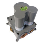 Brauer Brauer Copper Edition inbouwthermostaat - inbouwdeel - 1 gladde knop - PVD - geborsteld koper