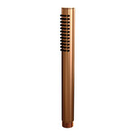 Brauer Brauer Copper Edition Regendoucheset opbouw - hoofddouche 30cm - glijstang - handdouche staaf 1 stand - gladde knoppen - PVD - geborsteld koper