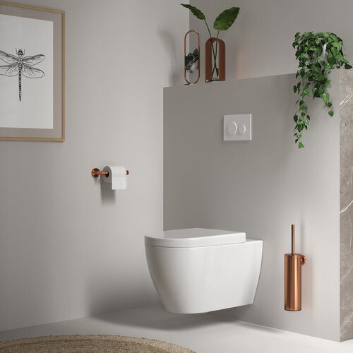 Brauer Brauer Copper Edition Toiletrolhouder - PVD - geborsteld koper