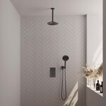 Brauer Gunmetal Edition Regendoucheset inbouw | Geborsteld gunmetal PVD | Ronde Handdouche | 20 cm | Plafondbuis | Nee Brauer Brauer Gunmetal Edition Regendoucheset inbouw | Geborsteld gunmetal PVD | Ronde Handdouche | 20 cm | Plafondbuis | Nee