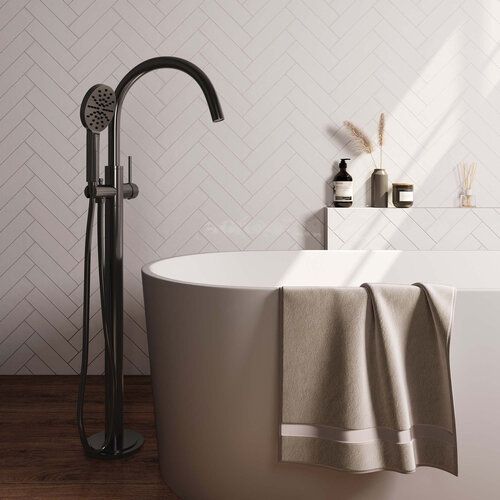 Brauer | Geborsteld gunmetal | Ronde handdouche met 3 standen | Ja Brauer Brauer | Geborsteld gunmetal | Ronde handdouche met 3 standen | Ja