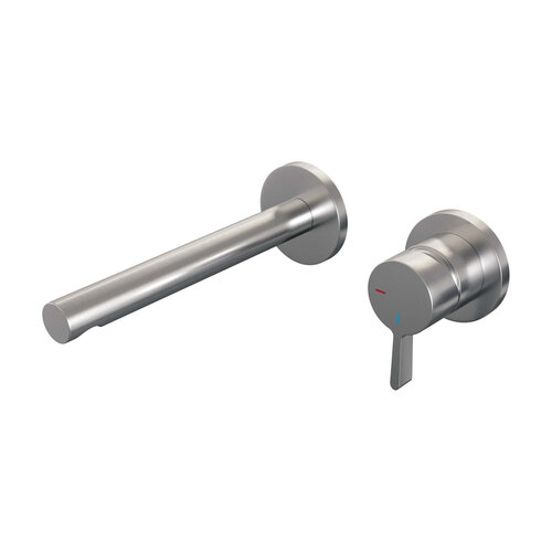 Brauer Brushed Edition inbouw wastafelmengkraan | Geborsteld RVS | Rechte uitloop | Rozetten | Middel dik | Rechts Brauer Brauer Brushed Edition inbouw wastafelmengkraan | Geborsteld RVS | Rechte uitloop | Rozetten | Middel dik | Rechts