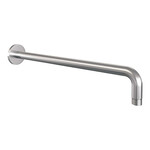 Brauer Brauer | Glad | 30cm | Gebogen wandarm | 3 standen handdouche | Met glijstang | Geborsteld RVS PVD