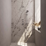 Brauer Brushed Edition Regendoucheset inbouw | Geborsteld RVS | Ronde Handdouche | 20 cm | Gebogen wandarm | Ja Brauer Brauer Brushed Edition Regendoucheset inbouw | Geborsteld RVS | Ronde Handdouche | 20 cm | Gebogen wandarm | Ja