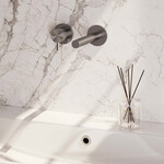 Brauer Brushed Edition inbouw wastafelmengkraan | Geborsteld RVS | Rechte uitloop | Rozetten | Kort smal | Links Brauer Brauer Brushed Edition inbouw wastafelmengkraan | Geborsteld RVS | Rechte uitloop | Rozetten | Kort smal | Links