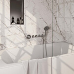 Brauer Carving inbouw badthermostaat met uitloop - Geborsteld RVS PVD | Geborsteld RVS | Ronde Handdouche Brauer Brauer Carving inbouw badthermostaat met uitloop - Geborsteld RVS PVD | Geborsteld RVS | Ronde Handdouche