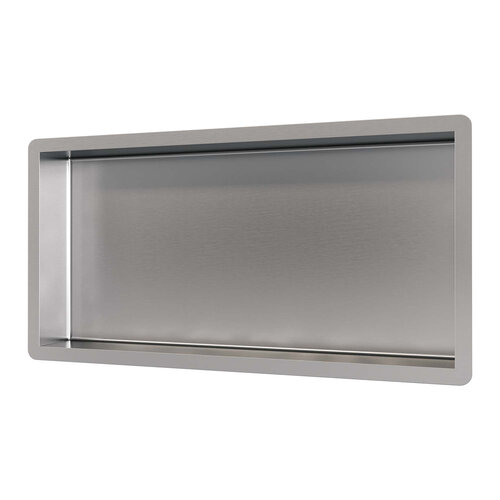 Brauer Brauer Brushed Edition Inbouwnis - 60x30cm - geborsteld RVS