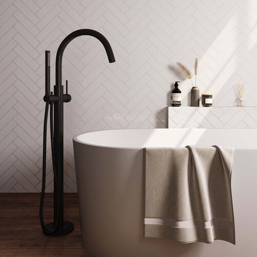 Brauer Brauer | Mat Zwart | Ronde handdouche met 3 standen | Nee