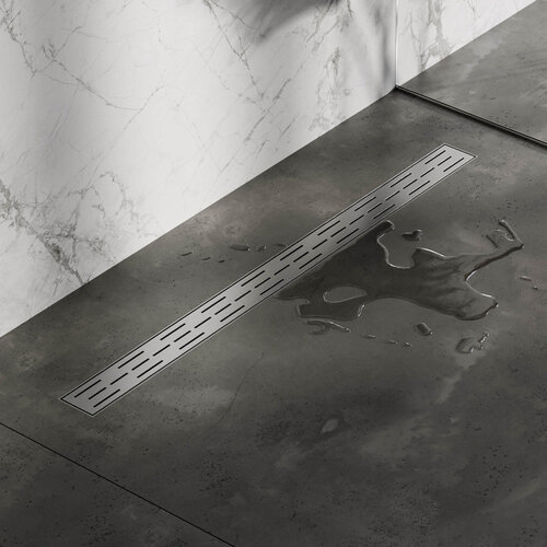 Brauer Losse rooster | Geborsteld nikkel | 100cm Brauer Brauer Losse rooster | Geborsteld nikkel | 100cm