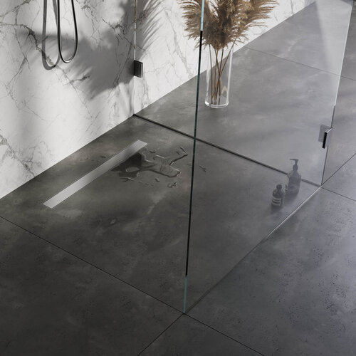 Brauer douchegoot | Geborsteld nikkel | 70cm Brauer Brauer douchegoot | Geborsteld nikkel | 70cm