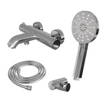 Brauer Chrome Edition badthermostaat met badset - 3-standen handdouche - Chroom | Chroom | Ronde Handdouche Brauer Brauer Chrome Edition badthermostaat met badset - 3-standen handdouche - Chroom | Chroom | Ronde Handdouche