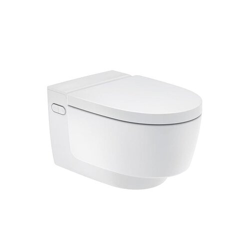 Geberit Geberit AquaClean Mera Classic douche wc met geurafzuiging, föhn, ladydouche en softclose zitting, wit - 146.200.11.1