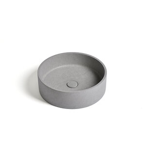 Ideavit Ora Waskom 39x39x12cm Beton Rond Grey