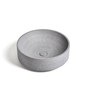 Ideavit Deco Waskom 45.5x45.5x14.5cm Beton Rond Grey