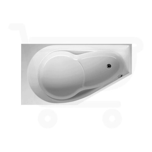 Riho Yukon inbouw hoekbad met douchegedeelte 160x90cm acryl wit | rechts Riho Riho Yukon inbouw hoekbad met douchegedeelte 160x90cm acryl wit | rechts