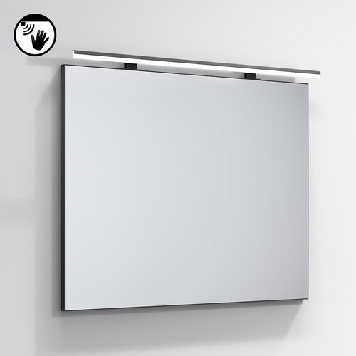 Riho Riho Graph-It badkamermeubelset 100x46x57.25cm met Wandspiegel met verlichting Greeploos 1 kraangat Café au Lait