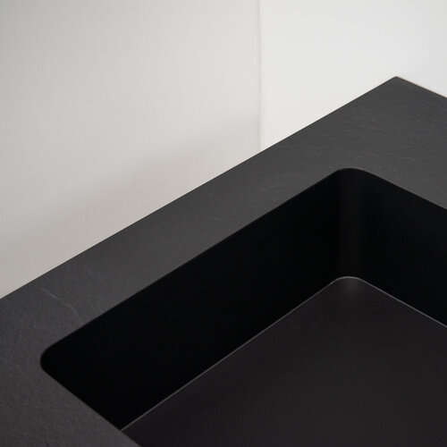 Riho Riho Graph-It badkamermeubelset 120x46x57.3cm met Spiegelkast met verlichting Greeploos open onderkant 2 kraangaten Copper