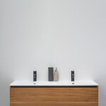Riho Riho Graph-It badkamermeubelset 60x46x57.25cm met Spiegelkast met verlichting Greeploos open onderkant 1 kraangat Copper