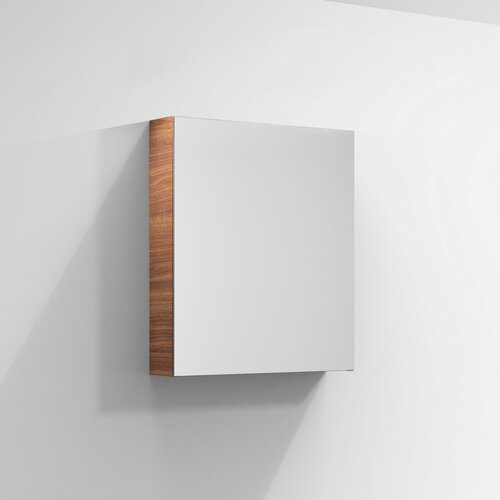 Riho Riho Graph-It badkamermeubelset 60x46x57.3cm met Spiegelkast met verlichting Greeploos 1 kraangat Copper