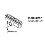 Riho sifon/afvoer tbv Isola douchevloer Riho Riho sifon/afvoer tbv Isola douchevloer