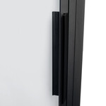 Riho Riho Grid draaideur 100x200cm zwart profiel en helder glas
